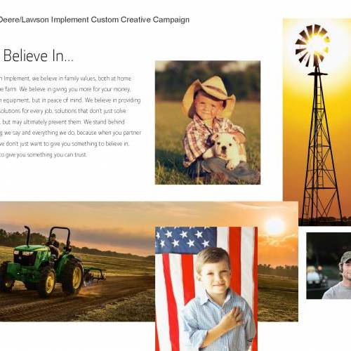 John Deere/Lawson Implement Custom Creative Campaign