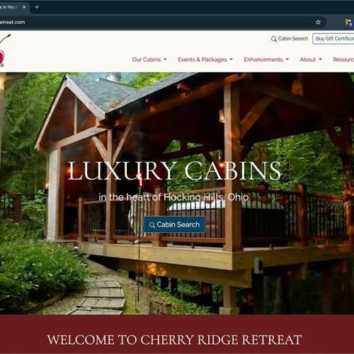 Cherry Ridge Retreat Website Copy